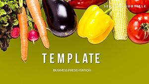 Vegetables for Healthy Life PowerPoint Template