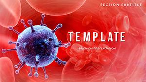 Viral Infection Background PowerPoint Template - Presentation