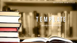 Book Study PowerPoint template Presentation