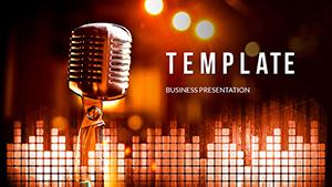 Vocal Microphones PowerPoint templates