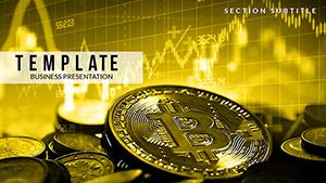 Bitcoin Price Index PowerPoint templates