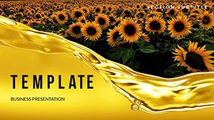 Sunflower Oil Production PowerPoint templates