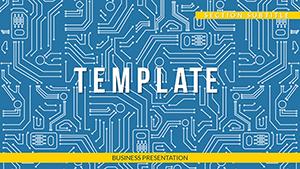 Schema of Radial Electrodes PowerPoint templates