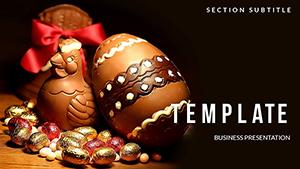 Chocolate Easter Eggs PowerPoint Templates
