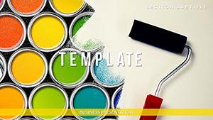 Types of paints for repair PowerPoint templates