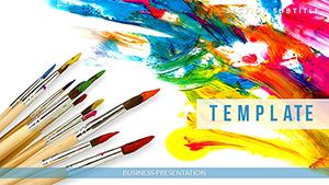Paint Brushes PowerPoint templates