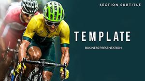 Bike Races PowerPoint templates