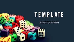 Casino Games - Rules and strategies for playing dice PowerPoint templates