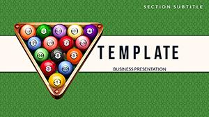 Cue sports - Billiard PowerPoint templates