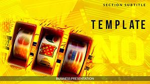 Jackpots Online Casino PowerPoint Templates