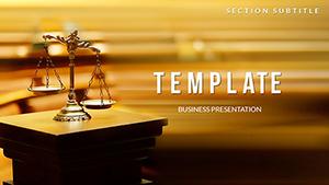Judiciary PowerPoint presentation template