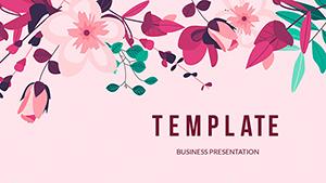 Beautiful Flowers PowerPoint templates