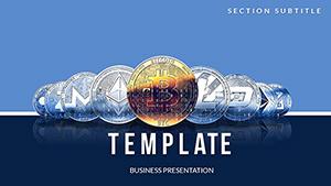Cryptocurrency Market : Bitcoin and Altcoin Prices PowerPoint templates