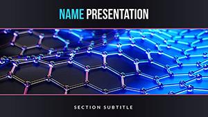 Abstract Atomic Ripples: Professional PowerPoint Template