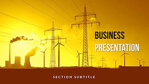 Energy Production and Management PowerPoint templates