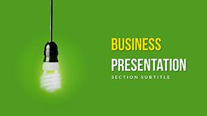 Fluorescent Lamp PowerPoint templates