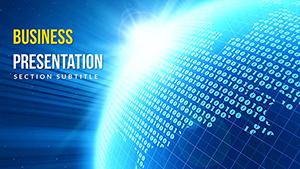 Abstract Futuristic Technology PowerPoint Template