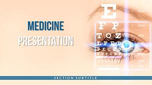 Laser Correction of Vision PowerPoint Template for Presentation