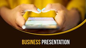 Smart computing and Electronic Enterprise PowerPoint Templates