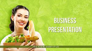 Free Healthy Food PowerPoint Template for Nutrition & Wellness