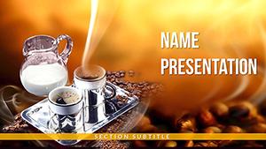 Coffee with Milk PowerPoint Templates