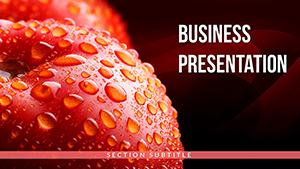 Download Apple Fruit PowerPoint Template, PPT