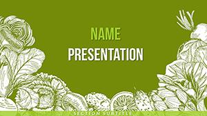 Vector Vegetables PowerPoint Templates