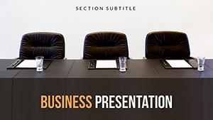 Conference Hall PowerPoint Template - Professional Slides for Meetings & Corporate Events