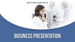 Communication Service - Customer relationship PowerPoint Templates