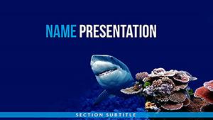 Shark Themed PowerPoint Template