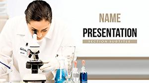 Clinical and Laboratory Research Background PowerPoint Template