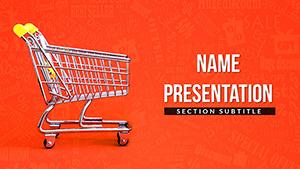 Shopping Trolley PowerPoint Templates
