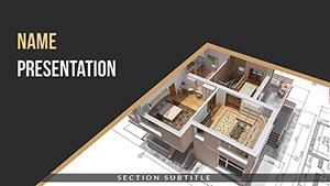 Planning Home, Apartment PowerPoint Templates