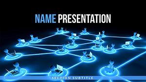 Internet Computer Network PowerPoint Templates