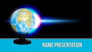 Globe PowerPoint Template for Educational Presentation