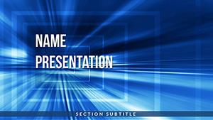Square Tunnel PowerPoint Template | Engaging Designs | Download Now