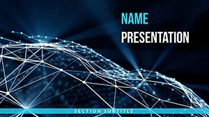 Tetrahedron Module Light PowerPoint Templates