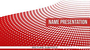 Download Abstract Carpet Circles PowerPoint Template, PPT