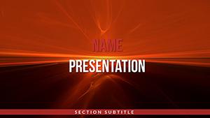 Red Light Background PowerPoint Templates