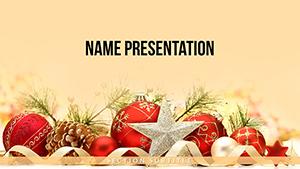 Holiday Christmas Decorations PowerPoint Templates