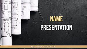Architectural Plans PowerPoint Template: Presentation