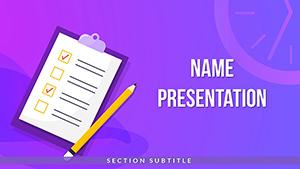 Planning Calendar PowerPoint Template: Presentation