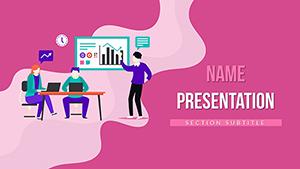 Expert Opinions, Analytics, Forecasts PowerPoint template