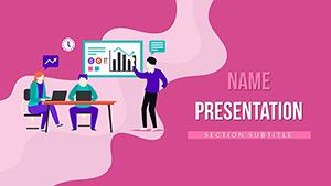 Data-Driven Decisions: Analytics Forecasts PowerPoint Template