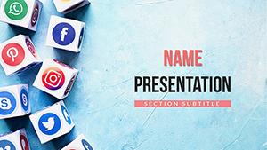 Popular Social Media PowerPoint templates
