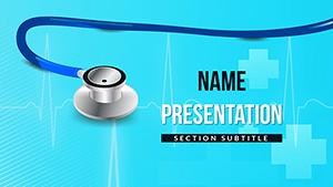 Stethoscope PowerPoint Template for Medical Presentations