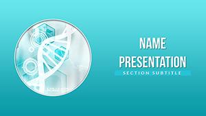 Human Gene Therapy PowerPoint template
