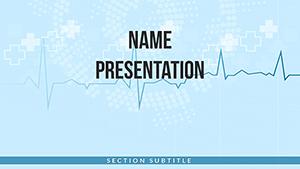 Cardiogram Reading PowerPoint template