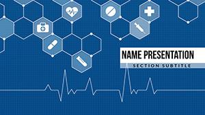 Abstract Background Medicine PowerPoint template