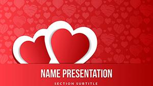 Valentine Greetings PowerPoint template